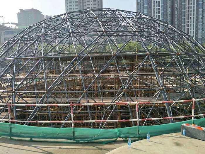房山球形网架钢结构施工